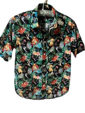 Vintage Rainbow Rules Disney Boys XS Lion King Shirt 38 Chest